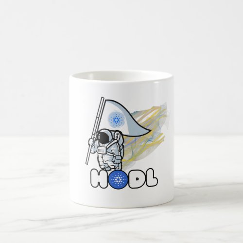 in cardano hodl astronaut crypto coffee mug