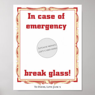 Best In Of Emergency Break Glass Gift Ideas