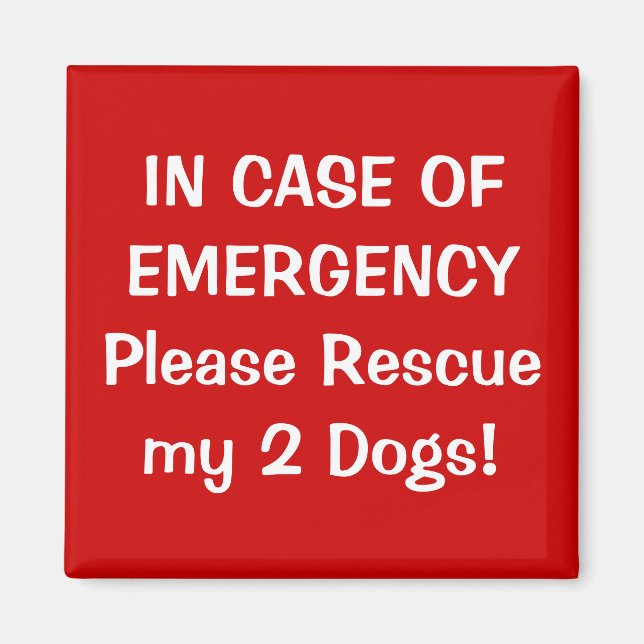 In Case of Emergency Magnet (Front)