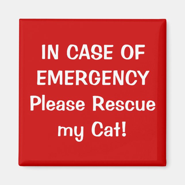 In Case of Emergency Magnet (Front)