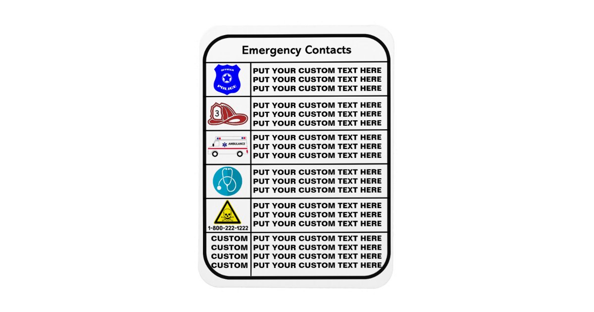 In Case Of Emergency Zazzle