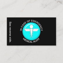IN CASE OF EMERGENCY Medical Alert Card