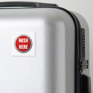 in case of emergency push here magnet