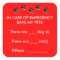 In Case of Emergency Save Pets Sticker