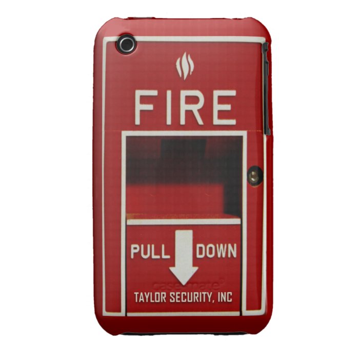 IN CASE OF FIRE   PULL STATION iPhone 3 COVER