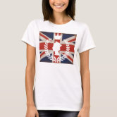 T-shirt Fruit Of The Loom Queens Diamond Jubilee Union Jack Crown Keep Calm – Varie Colori