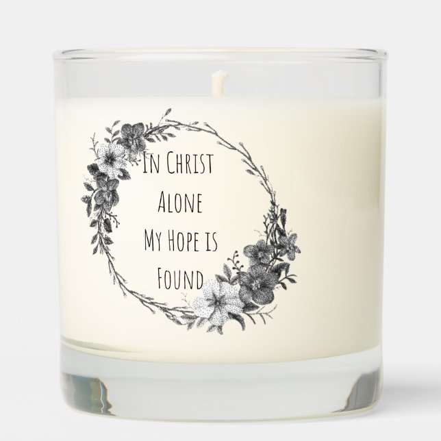 In Christ Alone Candle (Front)