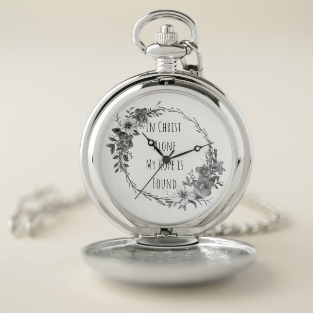 In Christ Alone Pocket Watch (Inside)
