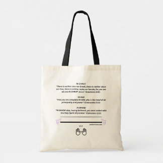 In Christ pronouns Tote Bag