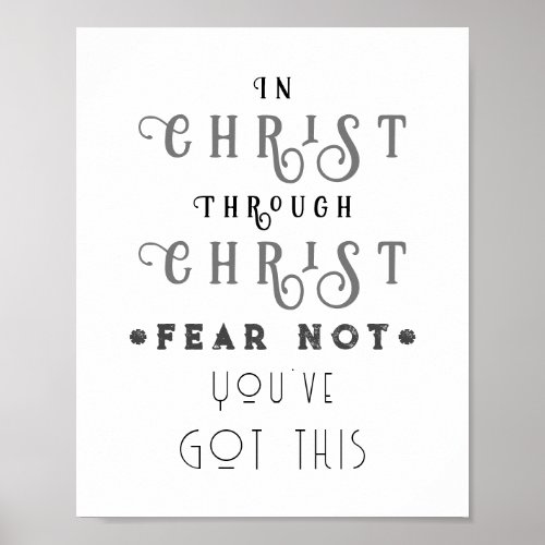 In Christ Youve Got This Poster