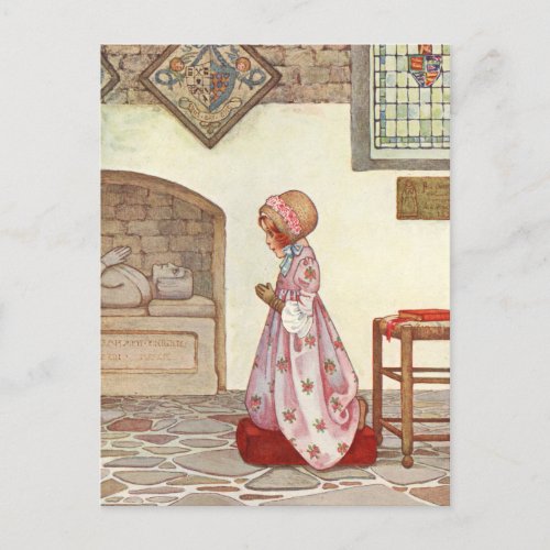 In Church by Millicent Sowerby Postcard