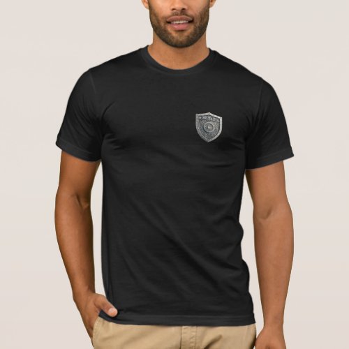 In Code We Trust Tech Shield T_Shirt