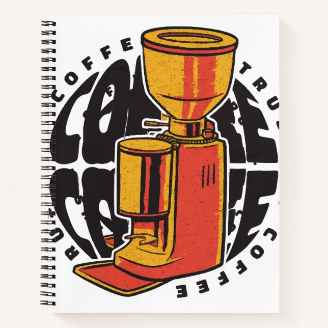 In Coffee we trust  Notebook (Front)