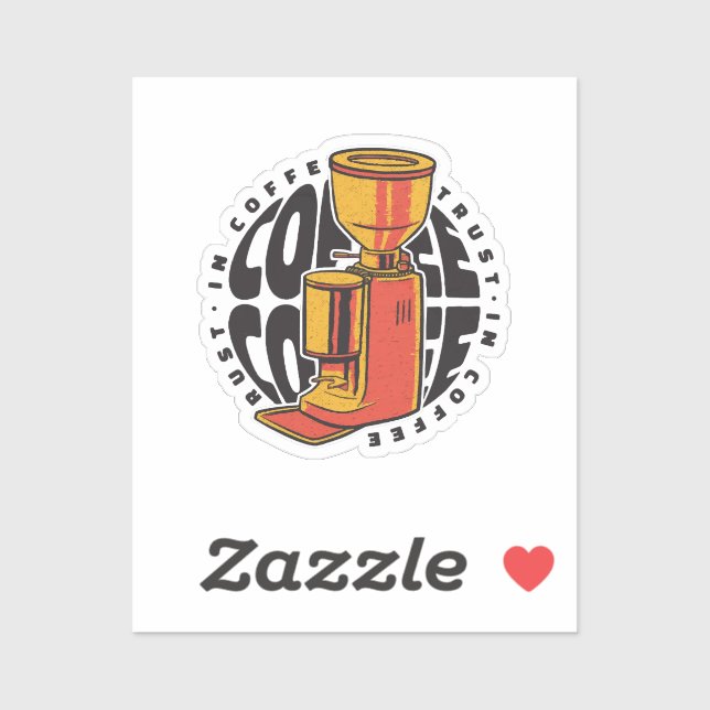 In Coffee we trust  Sticker (Sheet)