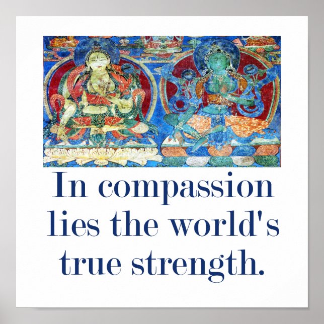 In Compassion Lies The World's True Strength - Com Poster (Front)