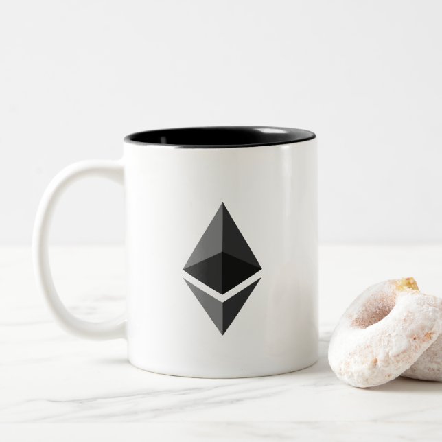 In Crypto We Trust Ethereum Mug (With Donut)