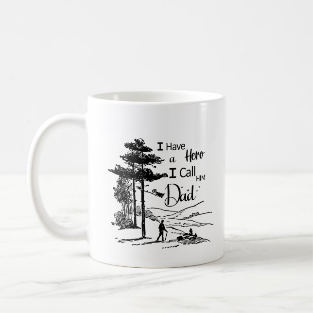In Dad We Trust: Hero Edition Coffee Mug (Left)