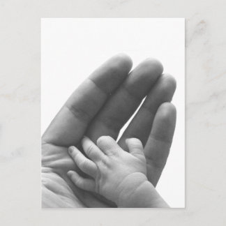 In Daddy's Hand Postcard