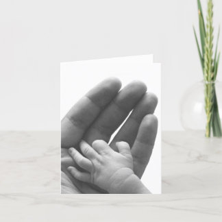 In Daddys Hands Notecard