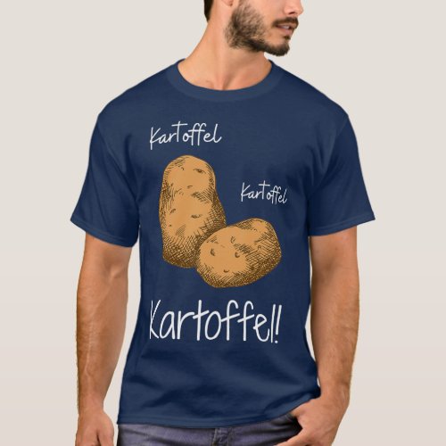 In Danish P dansk Kartoffel kartoffel kartofler Sj T_Shirt