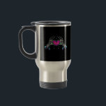 In Death - Skeleton Heart Hands Travel Mug<br><div class="desc">An “In Death” skeleton hands heart edition. Dark,  romantic,  and timeless.</div>