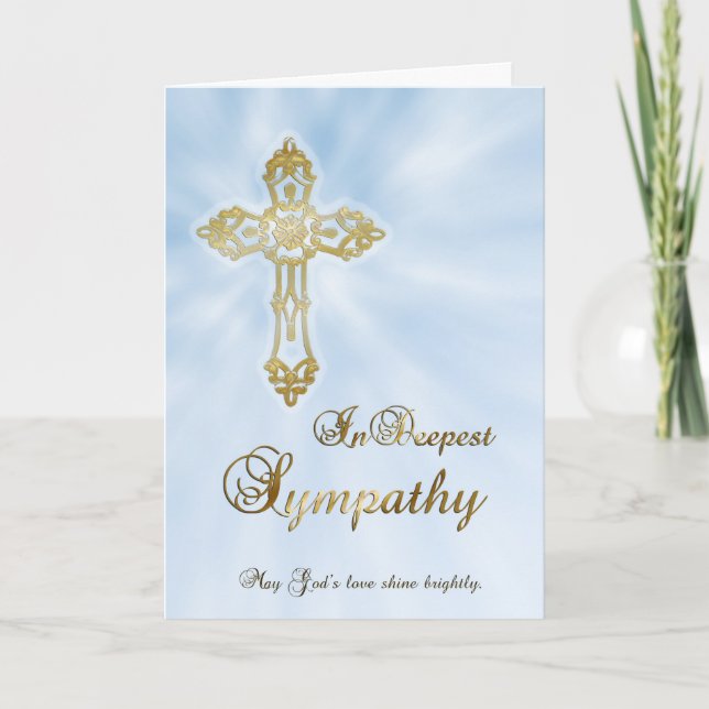 In Deepest Sympathy Card (Front)