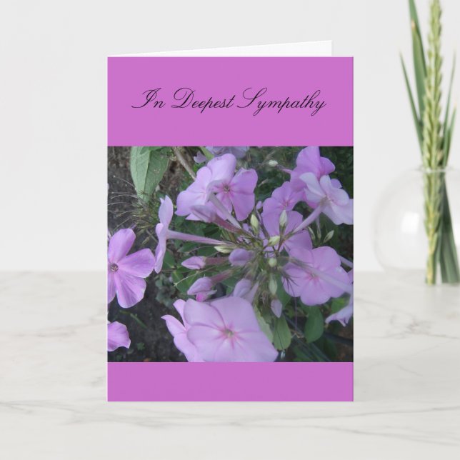 In Deepest Sympathy Card (Front)