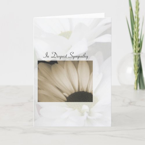 In Deepest Sympathy_Daisies Card