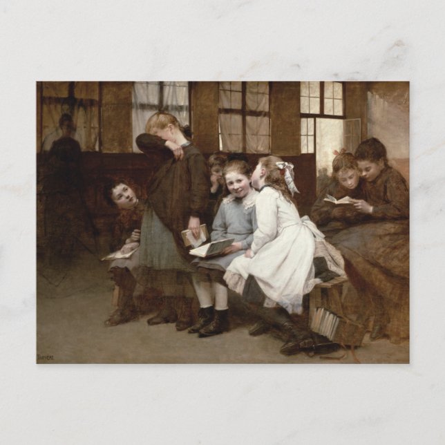 In Detention, 1888 Postcard (Front)