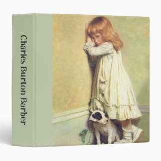 In Disgrace by Charles Burton Barber, Vintage Art Binder