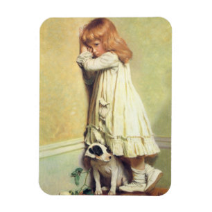 In Disgrace by Charles Burton Barber, Vintage Art Magnet