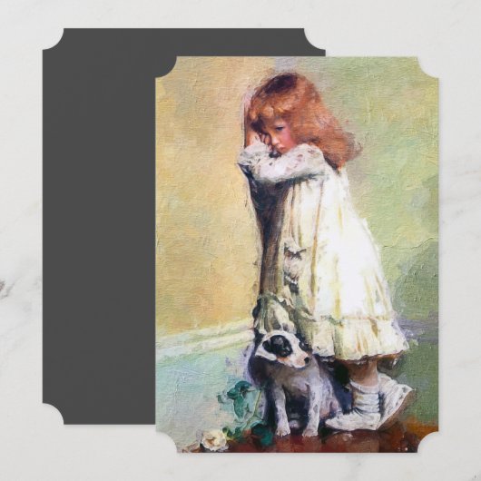 In Disgrace Vintage Oil Painting Masterpiece (Front/Back)