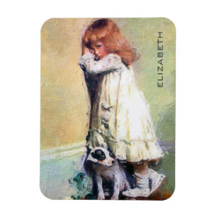 In Disgrace Vintage Oil Painting Personalized Magnet
