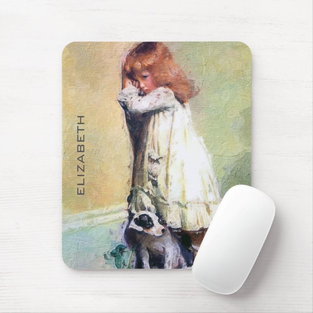 In Disgrace Vintage Oil Painting Personalized Mouse Pad (With Mouse)