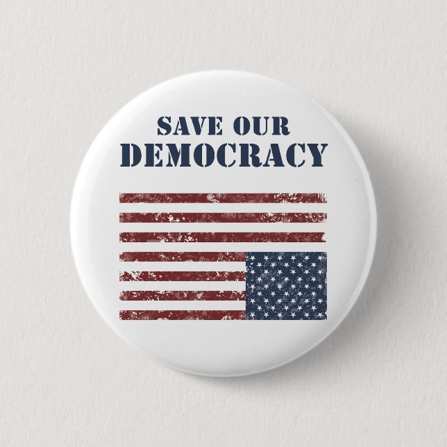In Distress 2-1/4" button (Front)