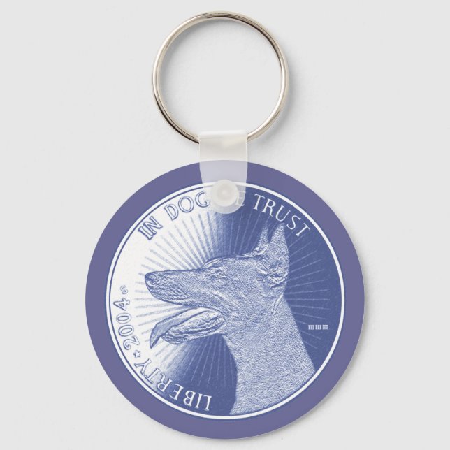 In Dog Keychain (Front)