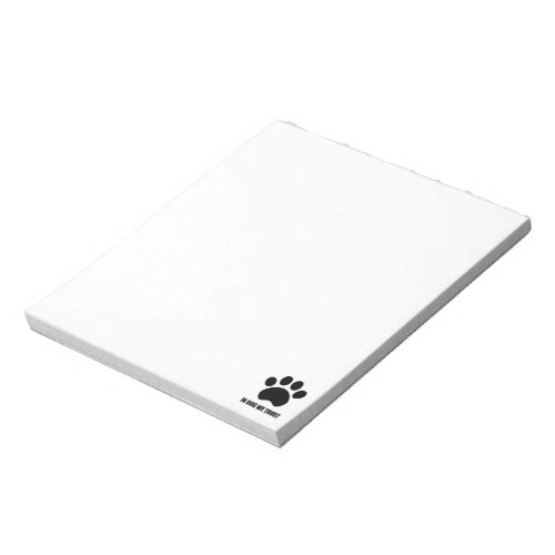 In Dog We Trust Notepad