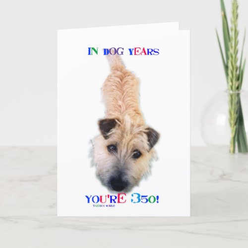 In Dog Years Youre 350 Card