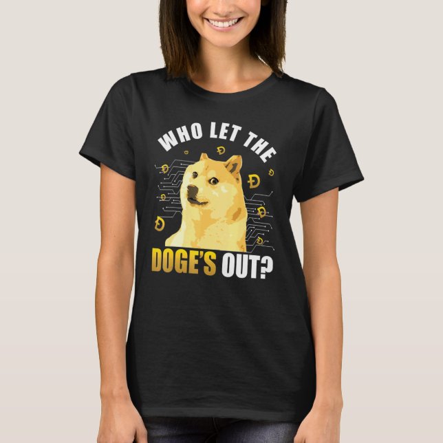 In Dogecoin We Trust- Blockchain T-Shirt (Front)