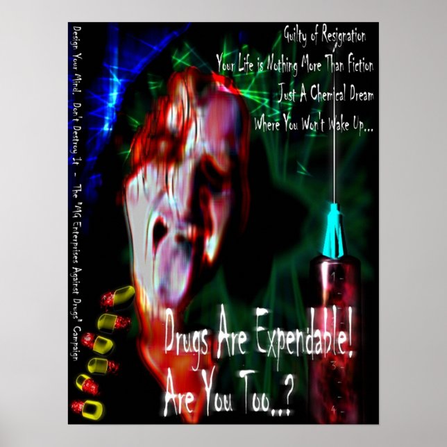 In Drugs (design 2) Poster (Front)