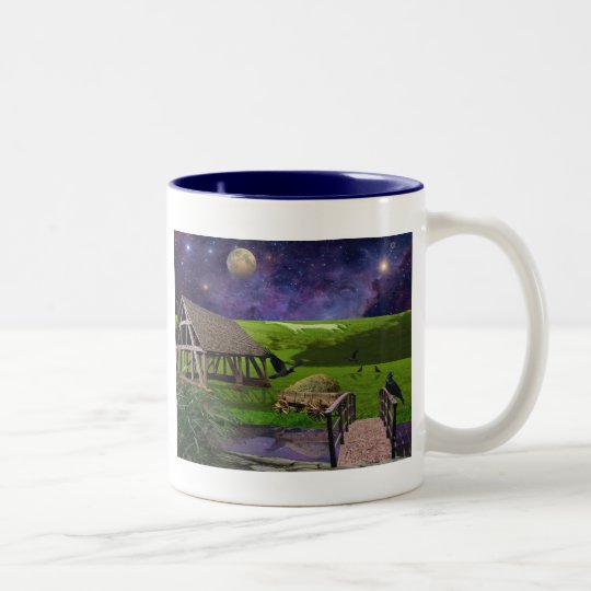 In Englands Green and pleasant land Two-Tone Coffee Mug