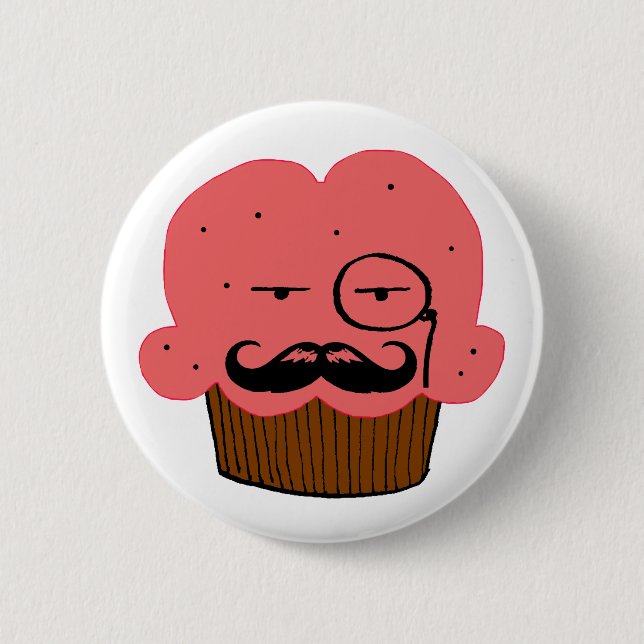 in English muffin Pinback Button (Front)