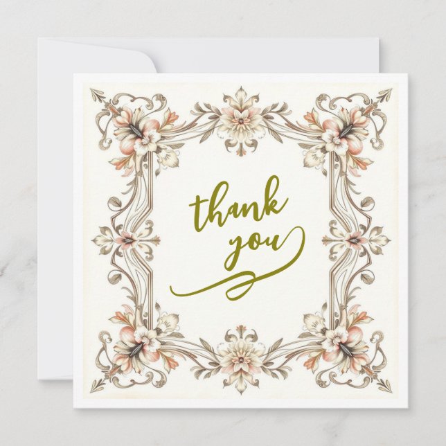 in eternal thanks thank you card (Front)