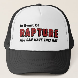 In Event of Rapture Christian Hats and Caps