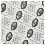 In Every Work Genius Own Rejected Thoughts Emerson Fabric