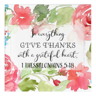In everything, give thanks | scripture art