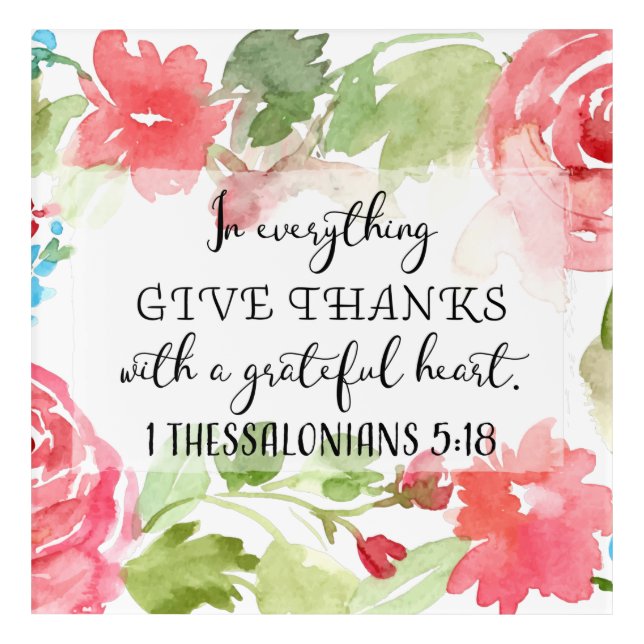 In everything, give thanks | scripture art (Front)