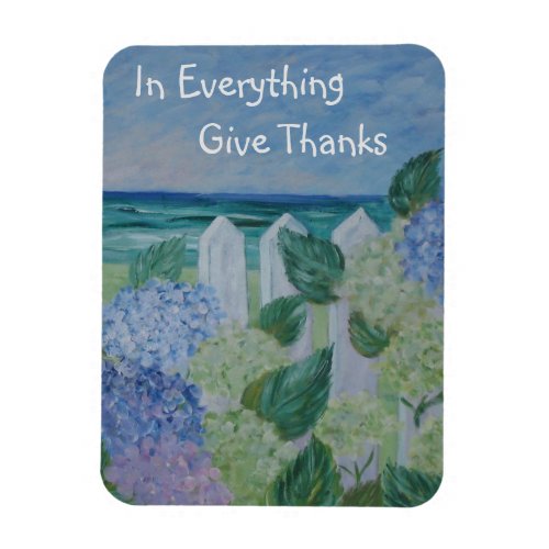 In Everything Give Thanks Seashore Magnet