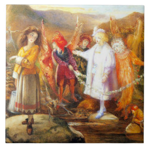 In Fairyland John Anster Fitzgerald Ceramic Tile