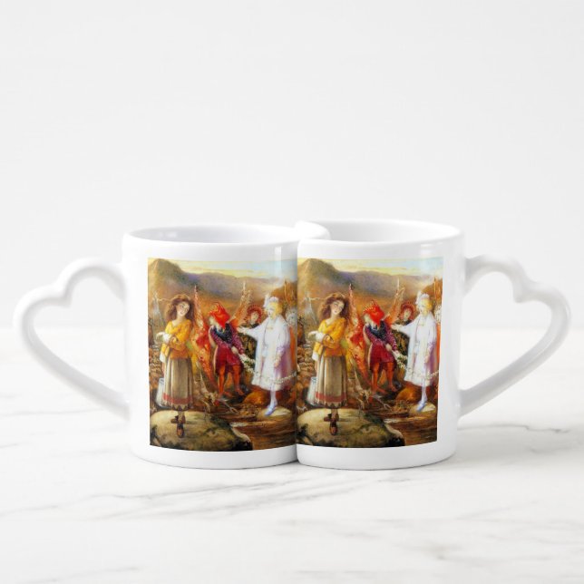 In Fairyland John Anster Fitzgerald Coffee Mug Set (Front Nesting)
